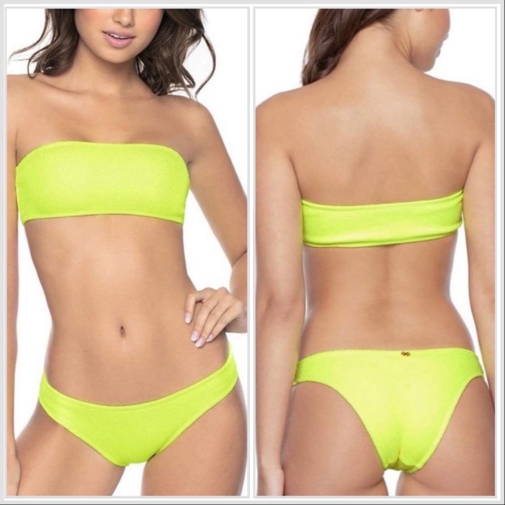 PilyQ Tube Bandeau Bikini Set